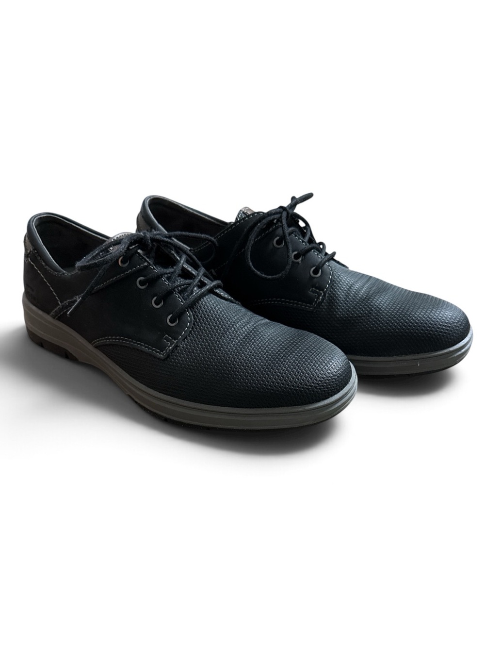 Earth Origins Winstead men's lace-up oxford walking shoes in black Size 9.5